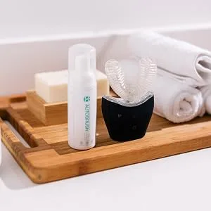 Autobrush Advanced Whitening Foaming Toothpaste (Mint Flavored) - 30 Day Supply per Bottle (Two Pack) - Original Toothpaste