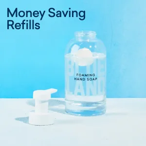 BLUELAND Foaming Hand Soap Tablet Refills - 5 Pack | Eco Friendly Products & Cleaning Supplies | Iris Agave Scent | Makes 5 x 9 Fl oz bottles (45 Fl oz total) Iris Agave 5 Tablets - money saving refills