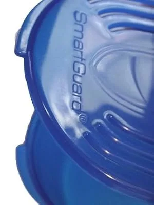 SmartGuard Premium Cleaner Crystals & Cleaning Case -(110 Cleanings)- Removes Stain, Plaque, & Bad Odor from Clear Braces, Dentures, Night Guards, Mouth Guard, & Retainers. - snaps shut