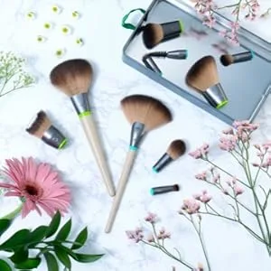 Ecotools Eye Kit Interchangeables Makeup Brush Set with Case, Includes 7 Brushes Renewal Eye - Ecotools Interchangeable Makeup Brush Set