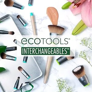 Ecotools Eye Kit Interchangeables Makeup Brush Set with Case, Includes 7 Brushes Renewal Eye - Ecotools Interchangeables Makeup Brush Set