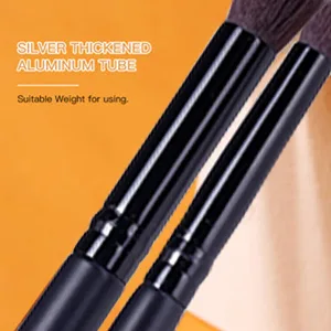MSQ Eye Makeup Brushes 12pcs Eyeshadow Makeup Brushes Set with Soft Synthetic Hairs & Real Wood Handle for Eyeshadow, Eyebrow, Eyeliner, Blending(Black without bag) Pure Black Standard - product information 9