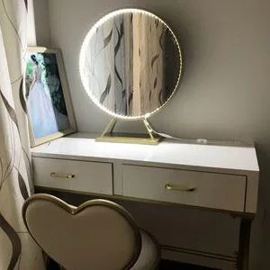 13ft/4M Bendable Led Vanity Mirror Lights Kit Vanity Make-up Mirror Adjustable Flexible Strip Light Table Set with Dimmer Power Supply Mirror Not Included - product information 5