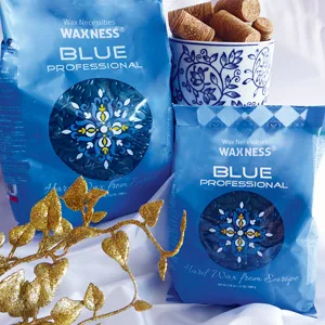 Waxness Premium Hard Wax Beads Blue Pro 2.2 Pounds - Waxness Blue Professional hard wax