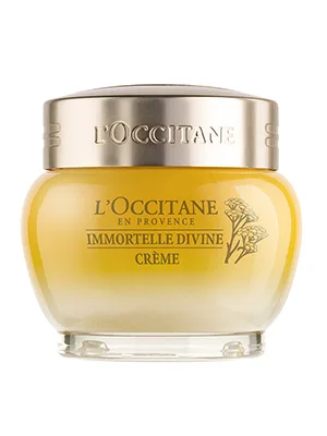 L'Occitane Anti-Aging Immortelle Divine Face Cream Moisturizer for a Youthful and Radiant Glow, 1.7 oz. - divine cream