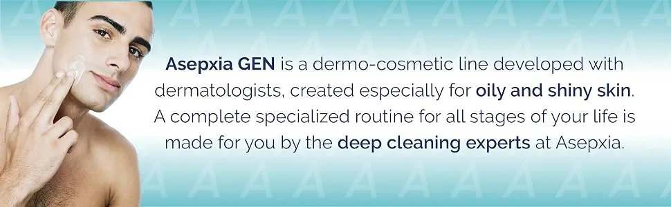 Asepxia GEN Moisturizing Mattifying Cream for Oily Skin, Neutralizes Unwanted Shine, 1.7 Ounce Moisturizing Cream - Asepxia GEN is a dermo-cosmetic line developed with dermatologist, created specially for oily skin.