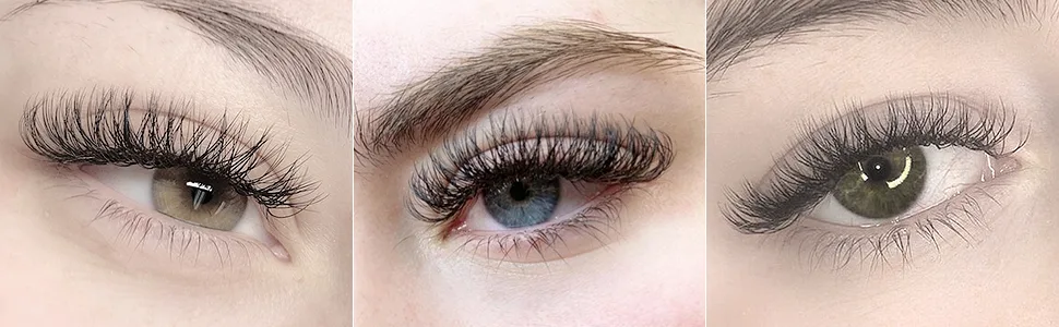 OBEYA Y Lashes Extensions 2D Premade Fans Eyelash Extensions Weave YY Shaped Tips Volume Lash Extensions, YY Eyelash Extensions Quick Easy Application, Full Fluffy Volume Look, Long Lasting D Curl 0.07mm 8-14mm Mix Tray YY… - y lashes