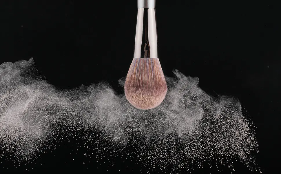 EVRCHGIEA Professional Makeup Brushes Set Concealers Foundation Blending Eye Shadow Blush Concealers Makeup Brush Kit (Dark Grey 9pcs) - brush hair