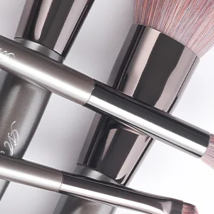EVRCHGIEA Professional Makeup Brushes Set Concealers Foundation Blending Eye Shadow Blush Concealers Makeup Brush Kit (Dark Grey 9pcs) - product information 8