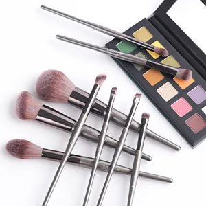 EVRCHGIEA Professional Makeup Brushes Set Concealers Foundation Blending Eye Shadow Blush Concealers Makeup Brush Kit (Dark Grey 9pcs) - product information 9