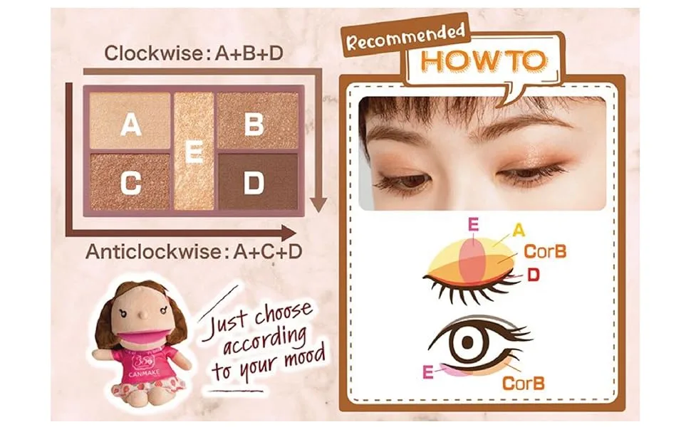 CANMAKE Perfect stylist eyes 23 Almond Canele - product information 4