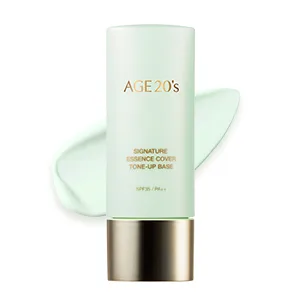 AGE 20's Brightening Green Tone Up Base, 71% Hydrating Essence SPF35 PA++ Korean Makeup Primer (1.35 fl. oz) - B08628NXZN