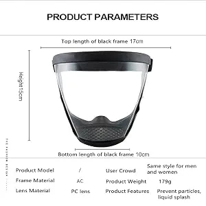 Full Face High Definition Protective Shields for Children (children 1pcs) Children-1pcs - product information 5
