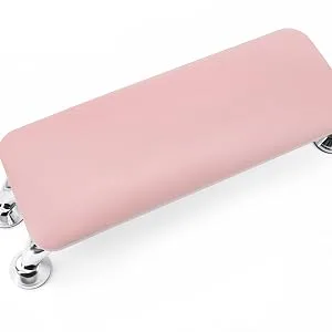 Big Nail Arm Rest Cushion, Microfiber Leather Manicure Hand Rest, Professional Nail Hand Rest Cushion Pillow Stand (Pink) - product information 6