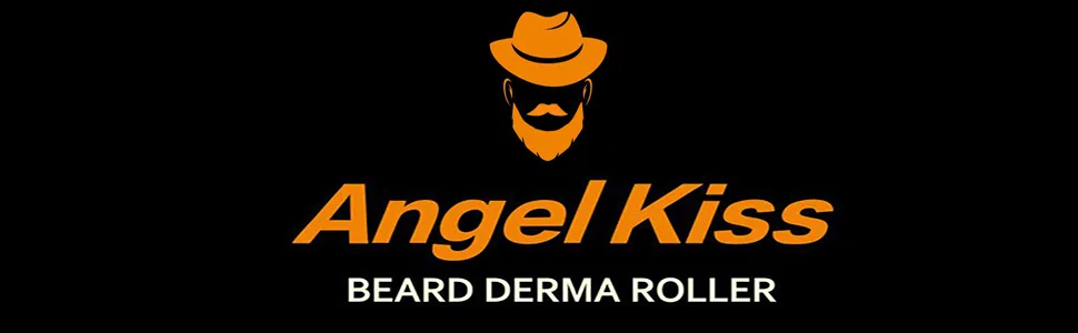 Angel Kiss Beard Derma Roller for Beard Growth for Men, Titanium Microneedle Roller for Patchy Hair Beard Growth for Home w/Storage Case Black0.5 - derma roller for hair growth