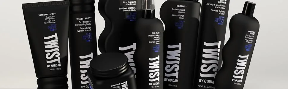 TWIST Ready, Set, Bounce Soft-hold Curl Defining Gel, 10.5 ounces - extra moisture twist products