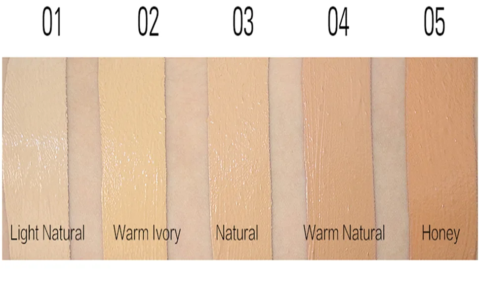 Full Coverage Concealer with Primer Makeup Set, Waterproof Smooth Matte Flawless Foundation Concealer Corrector Makeup Kit for Women Dark Circles Acne (2×6ml/0.2Fl Oz) Warm Natural - CONCEALER SET