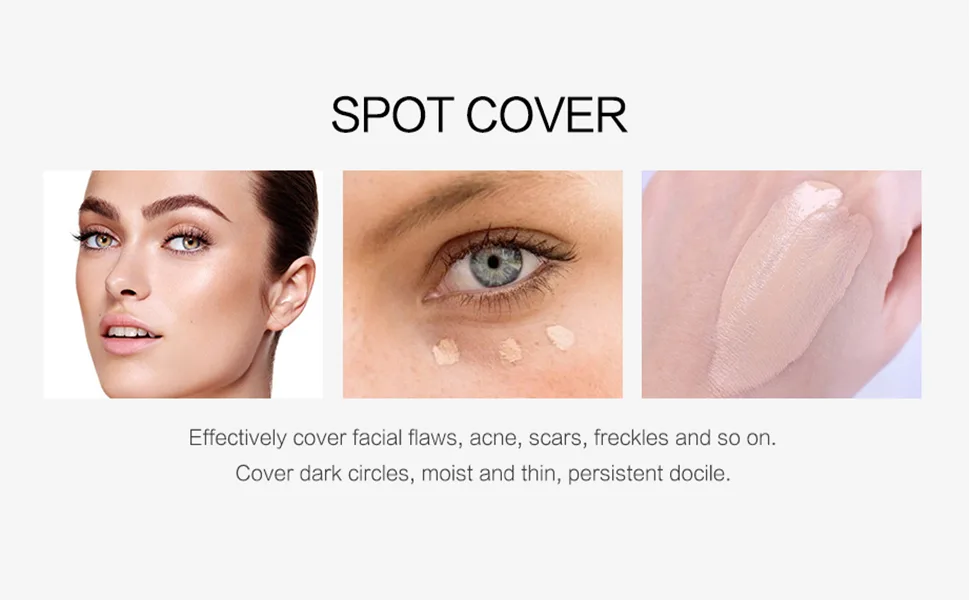 Full Coverage Concealer with Primer Makeup Set, Waterproof Smooth Matte Flawless Foundation Concealer Corrector Makeup Kit for Women Dark Circles Acne (2×6ml/0.2Fl Oz) Warm Natural - cover dark spots