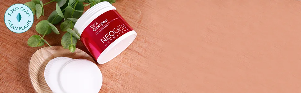 DERMALOGY by NEOGENLAB Real Cica Pad - Restores Skin Barrier Soothes Gently Exfoliates & Cleanses (Cica Micellar Pad) - product information 4