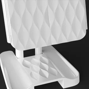 Makeup Mirror with Lights and Magnification, Trifold Lighted Makeup Mirror White Trifold - Upscale Diamond Design