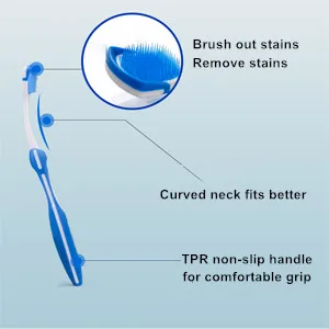 2 Pack Tongue Scraper, Tongue Cleaner Brush for Adults Tongue Scrubber for Better Breath (Green&Blue) - product information 11