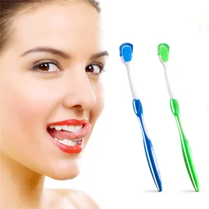 2 Pack Tongue Scraper, Tongue Cleaner Brush for Adults Tongue Scrubber for Better Breath (Green&Blue) - product information 9