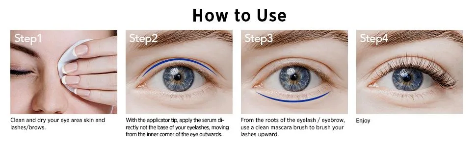 VigorWell Eyelash Growth Serum for Longer Thicker Lashes & Brows, Irritation Free Formula (5mL) - Eyelash Growth Serum