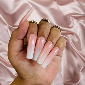 Extra Long Square Nail Tips - Misssix 504 Pcs XXL Square Press on Nails Clear Full Cover Nail Tips for Acrylic False Nail, 12 Sizes Square Full Cover Nail Tips - Press on Nails Clear