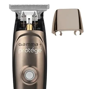 GAMMA+ Protégé Cordless Clipper and Trimmer Combo Set, Barbers for Men or Women, Micro USB, Taper Blade, Guards, Great Beginner Set, Matte Metallic Gunmetal… - Gamma protege usb combo