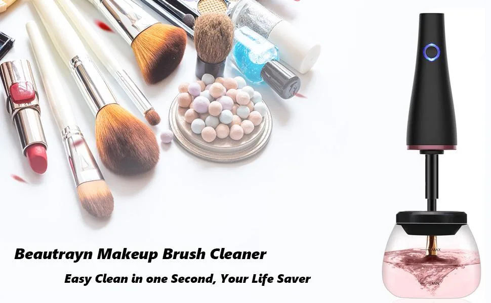Beautrayn Automatic Makeup Brush Cleaner Dryer Fast Electric Brush Cleaner Machine Super Clean Spinner Brush Wash & Dry Cleaning Tool - product information 1