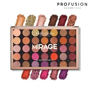 Profusion Cosmetics Mirage Palette- Ultra-soft Smooth and Skin-Friendly Long Lasting 35 Shade Pallete - product information 5