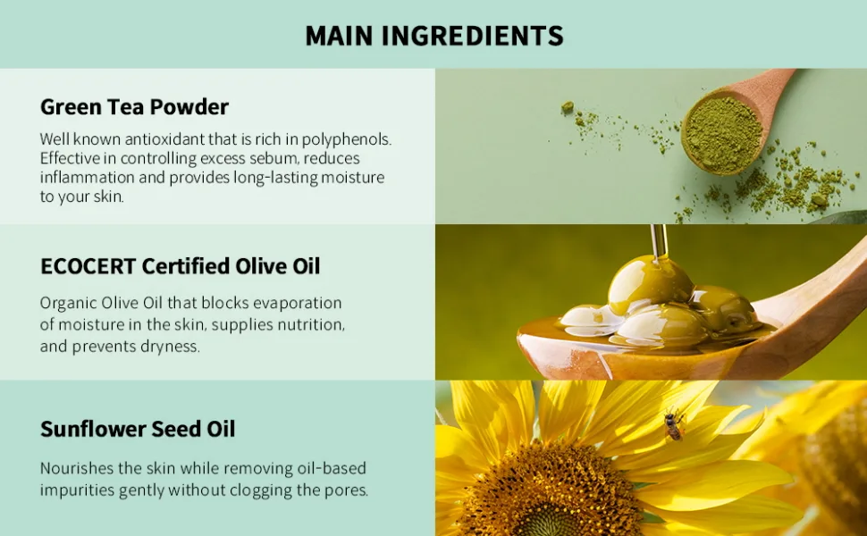 Yadah Green Tea Cleansing Balm 2 Mini (25ml) - product information 4