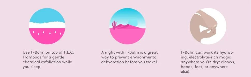 Drunk Elephant F-Balm Electrolyte Waterfacial. Quenching and Strengthening Overnight Mask. - Drunk Elephant F-Balm Tips