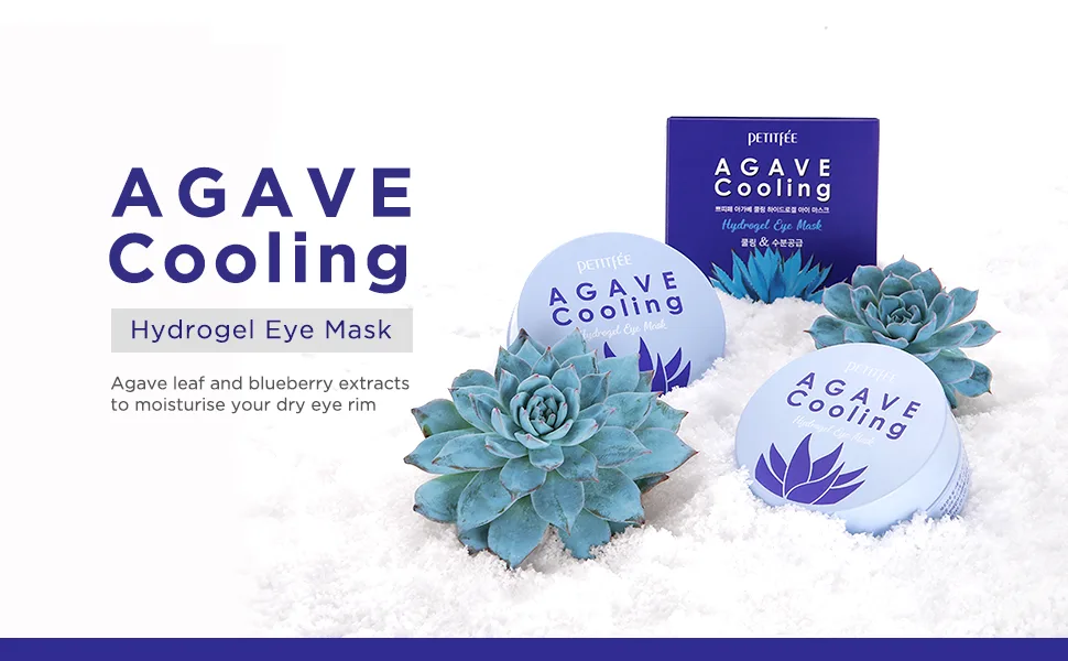 PETITFEE Agave Cooling Eye Patch (60 pieces, 30 pairs) Cool Down, Skin-Fit, Moisturizing, Nourishing - product information 1