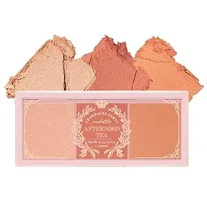 I'm Meme Palette - Afternoon Tea Blusher | 3 Shades, Long Lasting, For All Skin Tones, Fruit Flavor, 0.4 Oz - champagne