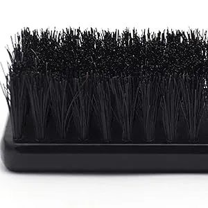 GAMMA+ Professional Barber Fade Brush, Beard Brush, Cleaning Brush for Clipper Tools - fade brush