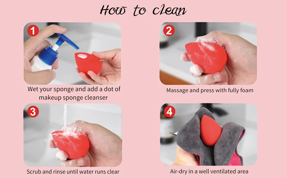 Makeup Sponges for Foundation - Beauty Blender Sponge - Beauty Sponge, Multi-colored Makeup Blender, Set-7pcs ( 5 pieces normal size and 2 mini size) - Makeup Sponges for Foundation,Beauty Blender Sponge,Smooth blend,Reusable and washable,non-latex