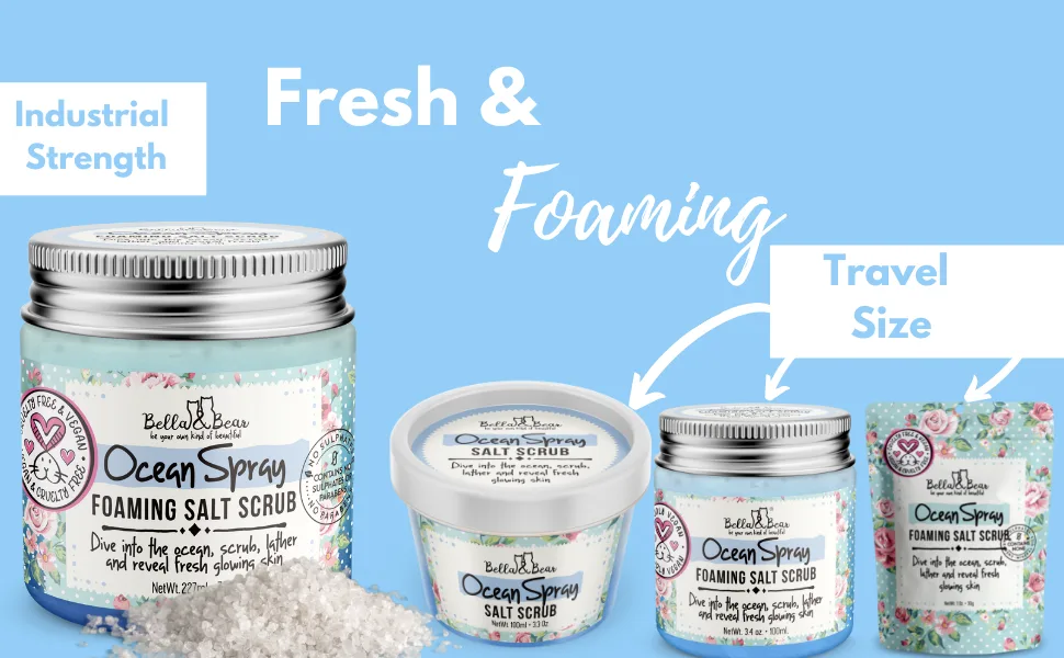 Ocean Spray (3oz) - foaming body scrub