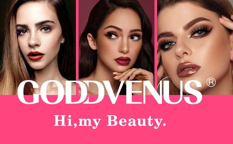 Colored Eyelashes Colorful Lashes Strips with 7 Colors Full D Curl Fluffy Mink Lashes 5D False Eyelashes Pack 7 Pairs by Goddvenus B-Rainbow Color - product information 1