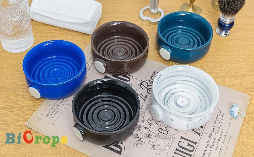 Bicrops Shaving Soap Bowl For Men, Easier to Lather-Black - group picture