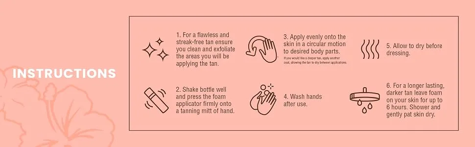 Hawaiian Tropic Sunless Tanning Foam, Moisturizing Self Tanner, Light/Medium, 6.7 Oz. Light/Meduim Tanning Foam - Hawaiian Tropic Self Tanner Sunless Tanning Instructions Streak-free Light Medium Tan