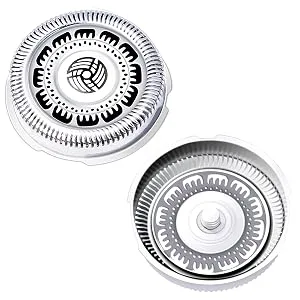 SH60/72 Replacement Heads Compatible with Philipss Norelco Shaver for S6810, S6820, S6850, S6880/81, Replacement Heads for Series 6000 Shavers - Replacement Head