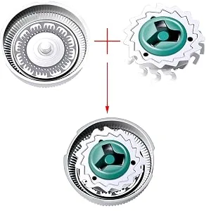 SH60/72 Replacement Heads Compatible with Philipss Norelco Shaver for S6810, S6820, S6850, S6880/81, Replacement Heads for Series 6000 Shavers - Replacement Head
