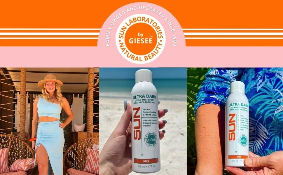 Sun Laboratories Self Tanner Micro Mist, Sunless Tanning, Ultra Dark, 2-Pack 6 Fl Oz (Pack of 2) - Micro mist spays cover photo