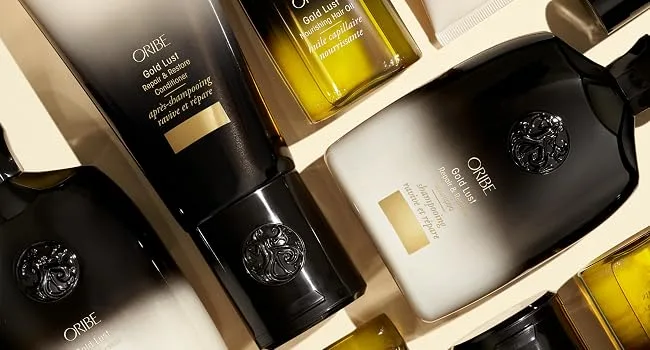 Oribe Power Drops Damage Repair Booster with 2% Linoleic Acid - Modern, reparative ingredients combined with healing oils instantly restore strands.