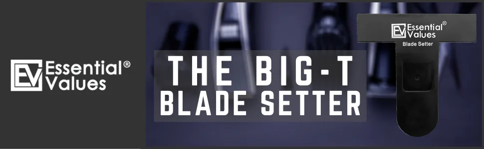 Essential Values Blade Setter #04880, Compatible with Andis Outliner Blades | The Alignment Tool for Tighter, Sharper, Cleaner Cuts, and Fades - Blade Setter