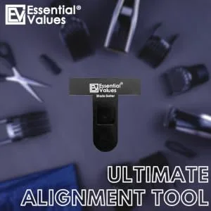 Essential Values Blade Setter #04880, Compatible with Andis Outliner Blades | The Alignment Tool for Tighter, Sharper, Cleaner Cuts, and Fades - Blade Setter