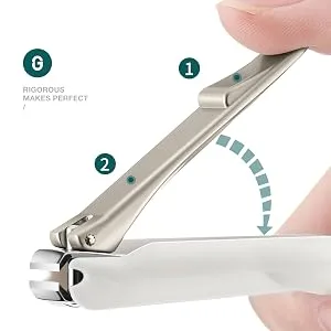 MR.GREEN Nail Clippers Anti Splash Fingernail Cutter Stainless Steel  - M+Nano Glass File - 1116-300-4