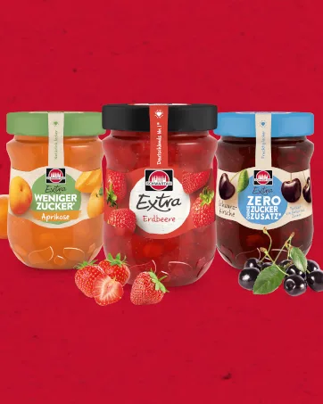 Schwartau Extra Zero Black Cherry fruit spread without added sugar 15 kcal per 25g 280g 280g (1 pack) Black Cherry - Sorte, Schwartau, Extra, Marmelade