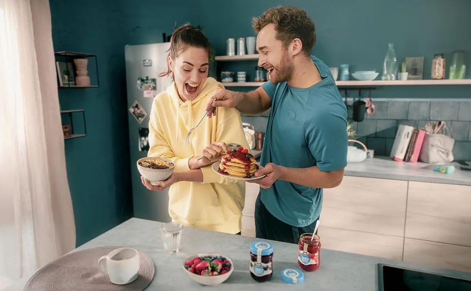 Schwartau Extra Zero Raspberry fruit spread with no added sugar 12 kcal per 25g 280g - Genuss, Breakfast, Morgen, Frühstück